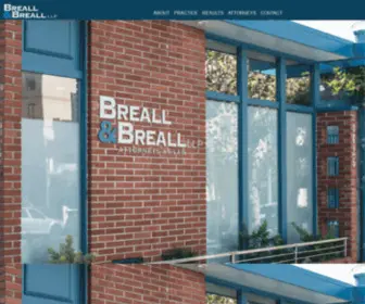 Breallaw.com(Breall & Breall LLP) Screenshot