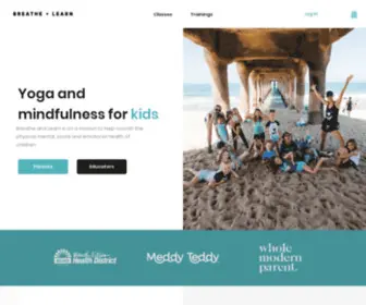Breatheandlearn.com(Breathe & Learn) Screenshot