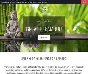 Breathebamboo.com(Breathe Bamboo) Screenshot