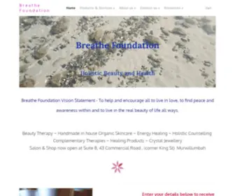 Breathebeautylife.com(Breathe Foundation) Screenshot