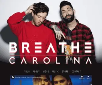 Breathecarolina.net(Breathe Carolina Home) Screenshot