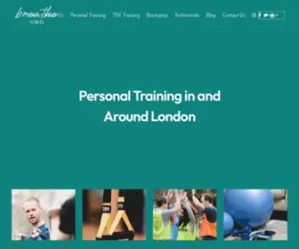 Breathefitness.co.uk(Breathe Fitness Personal Training in London) Screenshot