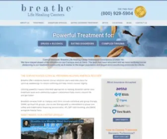 Breathelifehealingcenters.com(Breathe treatment center) Screenshot