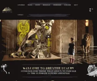 Breatheluxury.com(Luxury Concierge) Screenshot