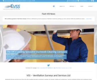 Breathevss.co.uk(Ventilation Surveys & Services Ltd) Screenshot