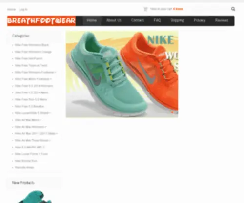 Breathfootwear.com(Official Nike Free Run 3 Womens Neon Pink) Screenshot
