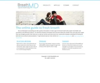 Breathmd.com(Stop bad breath) Screenshot