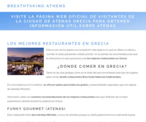 Breathtakingathens.com(Breathtaking Athens) Screenshot
