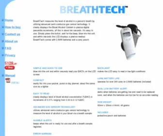 Breathtech.com.au(Alcohol Detector) Screenshot