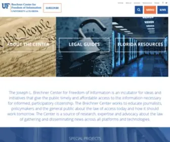 Brechner.org(UF College of Journalism and Communications) Screenshot