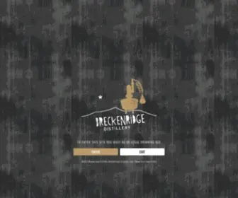 Breckenridgedistillery.com(Breckenridge Distillery) Screenshot