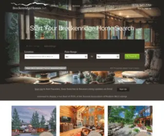 Breckenridgehomes.net(Your Real Estate Website) Screenshot