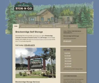 Breckenridgestor-N-GO.com(Breckenridge Storage) Screenshot