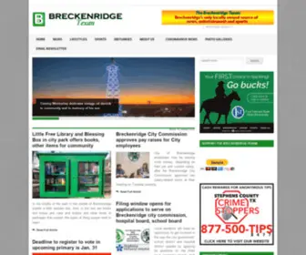 Breckenridgetexan.com(Breckenridge Texan) Screenshot