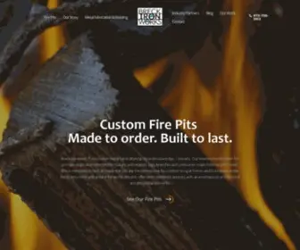 Breckironworks.com(Kind Custom Fire Pits for Your Place) Screenshot