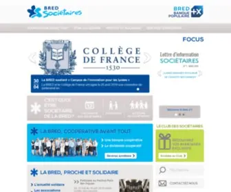 Bred-Societaires.fr(Bred Societaires) Screenshot