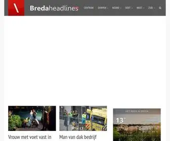 Bredaheadlines.nl(Het laatste nieuws uit Breda) Screenshot