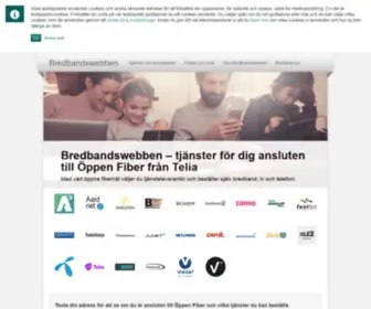 Bredbandswebben.se(Bredbandswebben) Screenshot