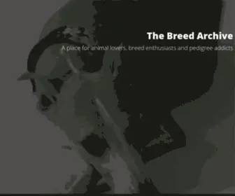 Breedarchive.com(The Breed Archive) Screenshot