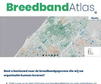 Breedbandatlas.nl(Breedband informatie per adres voor heel Nederland) Screenshot