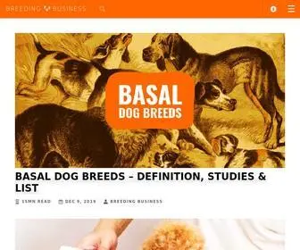 Breedingbusiness.com(Ethical dog breeding) Screenshot