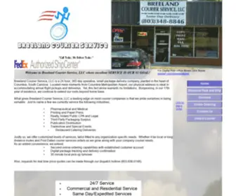 Breelandcourierservice.com(BREELAND COURIER SERVICE) Screenshot