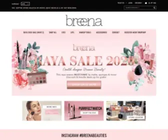 Breenabeauty.com(Breena Beauty) Screenshot