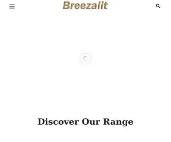 Breezalitfans.com(Decorative Fans) Screenshot