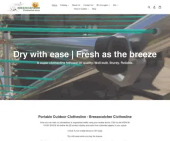 Breezecatcher.com(Breezecatcher Clothesline Store) Screenshot