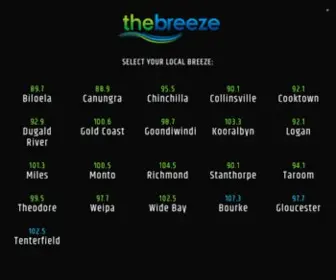 Breezefm.com.au(The Breeze) Screenshot