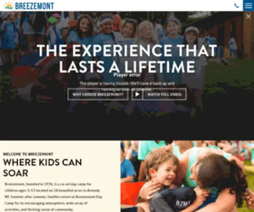 Breezemont.com(Breezemont Day Camp for Kids) Screenshot