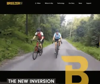 Breezerbikes.com(Breezer Bikes) Screenshot