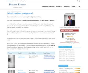 Breezerfreezer.com(The best refrigerator) Screenshot