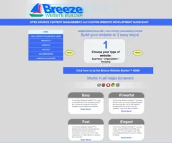 Breezewebsitebuilder.com(Breeze Website Builder) Screenshot