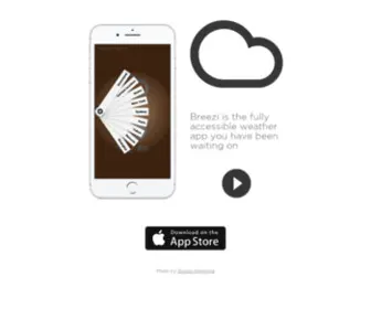 Breeziapp.com(The bold new look of beautiful weather) Screenshot