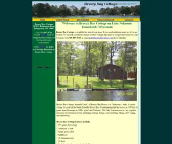 Breezybaycottage.com(Breezy Bay Cottage on Lake Nokomis) Screenshot