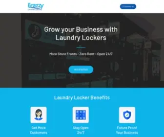 Breezyll.com(Laundry Lockers For Sale & Laundry Business Setup) Screenshot