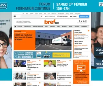 Brefeco.com(L’actualité économique en Auvergne) Screenshot