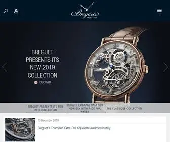 Breguet.com(Breguet: Swiss Luxury Watches) Screenshot
