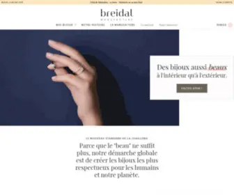 Breidal.com(Joaillerie moderne) Screenshot