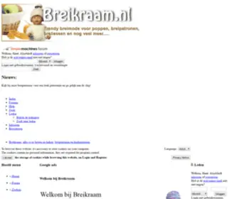 Breikraam.nl(Alles over breien en haken) Screenshot