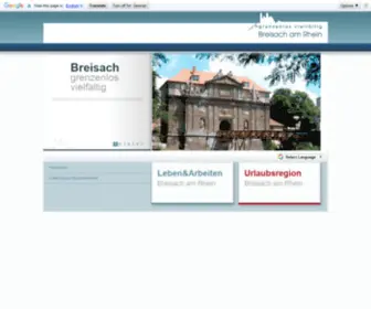 Breisach.de(Grenzenlos vielfältig) Screenshot