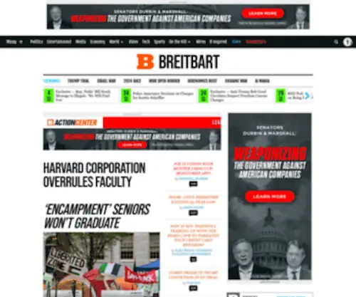 Breitbart.com(Breitbart News Network) Screenshot