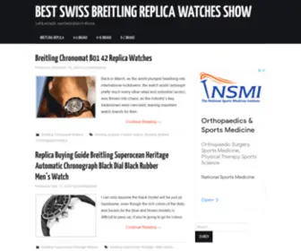 Breitlingshow.com(Best Swiss Breitling Replica Watches Show) Screenshot