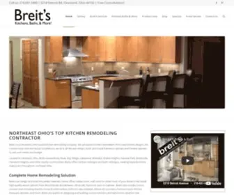 Breits.com(Kitchen remodeling northeast ohio cabinet builder and kitchen countertops) Screenshot