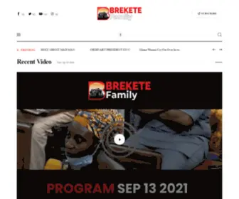 Breketefamily.com(Voice of the voiceless) Screenshot