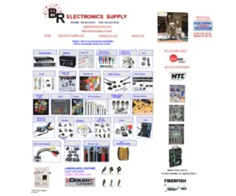 Brelectronic.com(Electronic Parts Components Miami LOW VOLTAGE) Screenshot