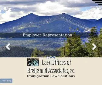 Breljelaw.com(Immigration Law Offices Brelje and Associates Employment Visas) Screenshot