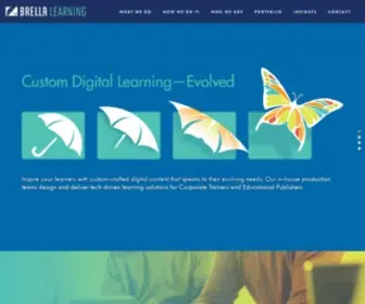Brellalearning.com(Video Production) Screenshot