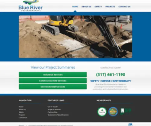 Brellc.net(Blue River Environmental & Restoration) Screenshot